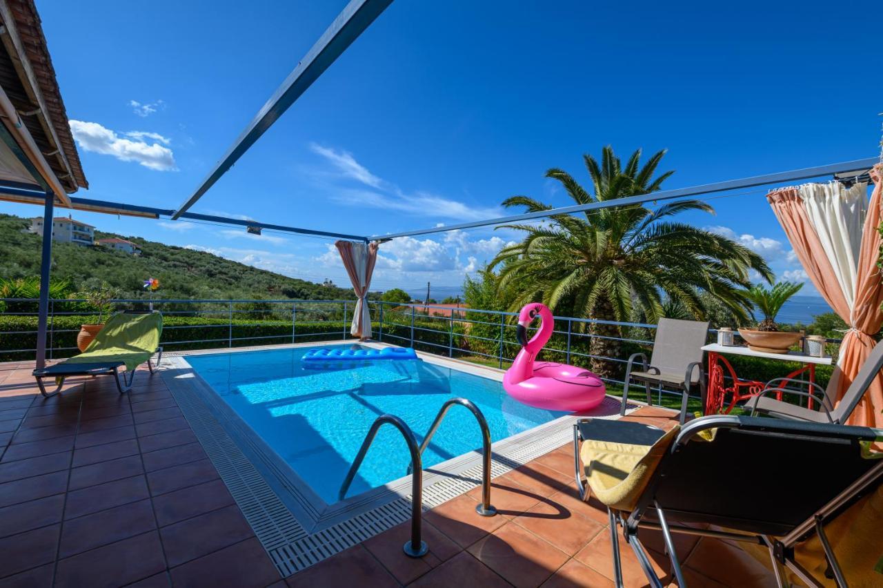Cozy Small Smart Villa With Private Pool Mikri Mantineia קלמאטה מראה חיצוני תמונה